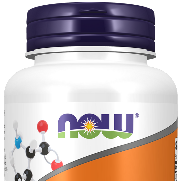 NOW L-Tyrosine 500 mg, 120 capsules