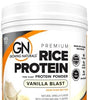 Growing Naturals | Vanilla Rice Powder 15g Plant Protein | 2.8G BCAA, Low-Carb, Low-Sugar, Non-GMO, Vegan, Gluten-Free, Keto & Food Allergy Friendly | Vanilla Blast