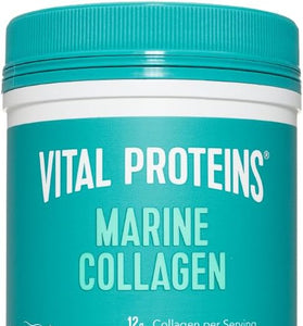 Vital Proteins Marine Collagen Peptides Powder Supplement for Skin Hair Nail Joint - Hydrolyzed Collagen - 12g per Serving - 7.8 oz Canister