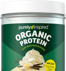 Purely Inspired Organic Protein Powder | 22g of Vegan Plant Protein for Women & Men | Pea Protein Powder | Vanilla , 1.25 lb , Packaging may vary
