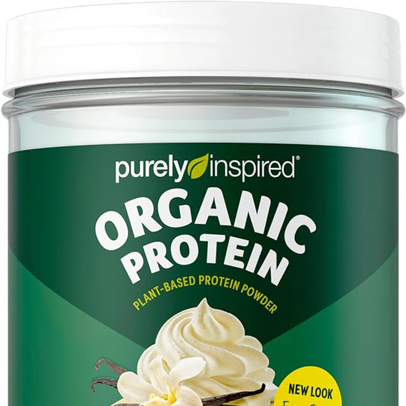 Purely Inspired Organic Protein Powder | 22g of Vegan Plant Protein for Women & Men | Pea Protein Powder | Vanilla , 1.25 lb , Packaging may vary