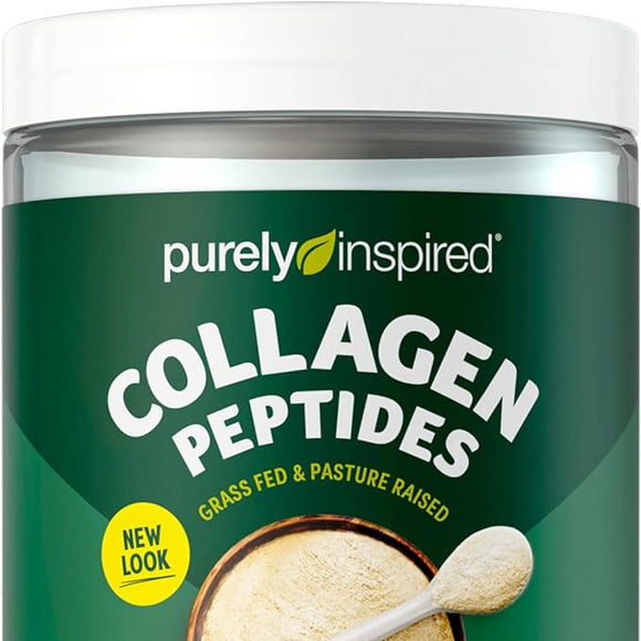 Purely Inspired Collagen Powder |Collagen Peptides Supplements for Women & Men | Collagen Protein Powder with Biotin | Paleo + Keto Certified | Unflavored, 0.9 lb (Packaging May Vary