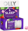 OLLY Sleep Fast Dissolve Tablets, 3mg Melatonin, Vegan, Strawberry - 30ct