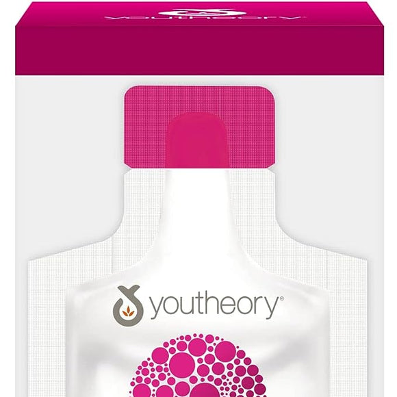 Youtheory Vitamin B12 B6, Daily Energy and Brain Support Supplement, Liquid Raspberry Flavor, 12 – 1oz Single Serving Packets