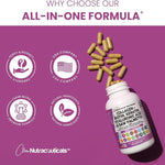 Collagen Pills 1000mg Biotin 10000mcg Keratin Saw Palmetto 2500mg Hyaluronic Acid - Hair Skin and Nails Vitamins and DHT Blocker with Vitamin E Folic Acid Pumpkin Seed MSM Made in USA - 90 Count