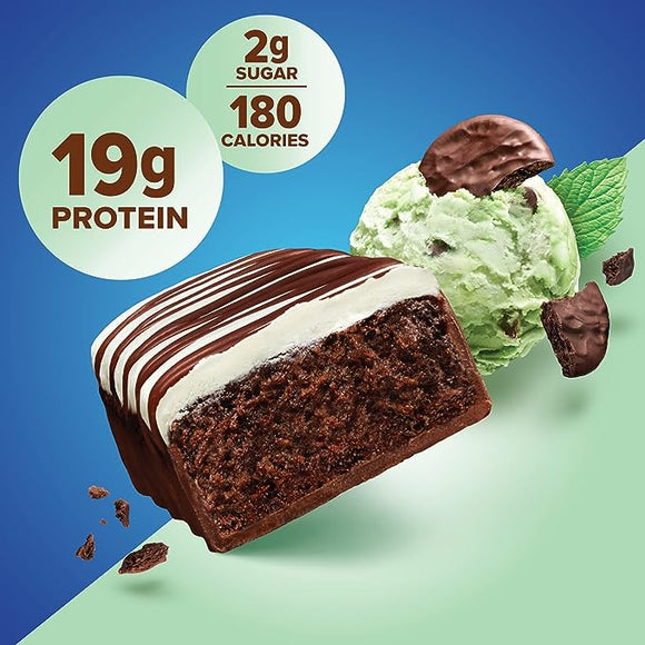 Pure Protein Bars, High Protein, Nutritious Snacks to Support Energy, Low Sugar, Gluten free, Chocolate Mint Cookie 1.76oz, 12 Count (Packaging May Vary)