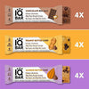 IQBAR Brain and Body Keto Protein Bars - Chocolate Lovers Variety Keto 12-Count Energy Bars - Low Carb/Sugar High Fiber Meal Replacement Bars - Vegan Snacks