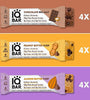 IQBAR Brain and Body Keto Protein Bars - Chocolate Lovers Variety Keto 12-Count Energy Bars - Low Carb/Sugar High Fiber Meal Replacement Bars - Vegan Snacks