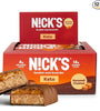Nick's Protein Bars Chocolate Caramel | 14g protein | 170 calories | Low Carb Keto Friendly Snacks No Added Sugar (Multipack 12 bars x 50g)