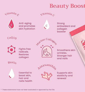 BeRadiant Hydrolyzed Liquid Collagen Shot | Joint, Skin, Nail, & Hair Support in Convenient Sachet | 2500mg Hydrolyzed Fish Collagen Peptides + CoQ10 + Vitamin C | 30 Day Supply