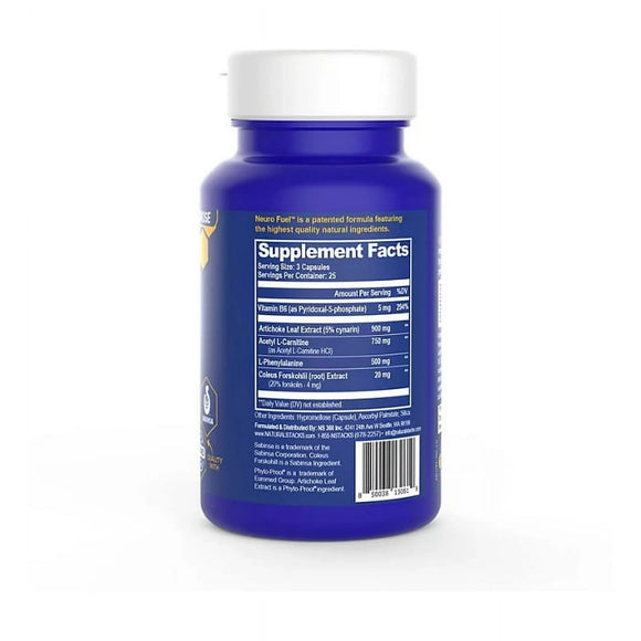 Neuro Fuel - Focus & Memory, 75 Vegan Capsules