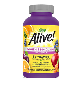 Nature's Way Alive! Women’s 50+ Gummy Multivitamin, 130 gummies
