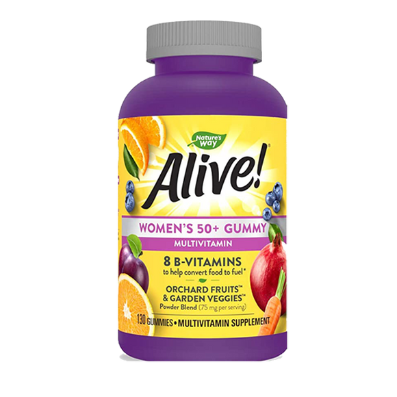 Nature's Way Alive! Women’s 50+ Gummy Multivitamin, 130 gummies
