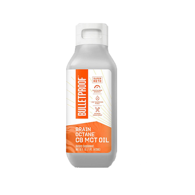 Brain Octane Premium C8 MCT Oil from Non-GMO Coconuts