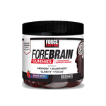 Forebrain Gummies Nootropic Brain Support Supplement for Memory and Focus, Brain Vitamin with COGNIGRAPE and Huperzine A, Focus Gummies to Support Recall and Sharpness, Force Factor, 60 Gummies