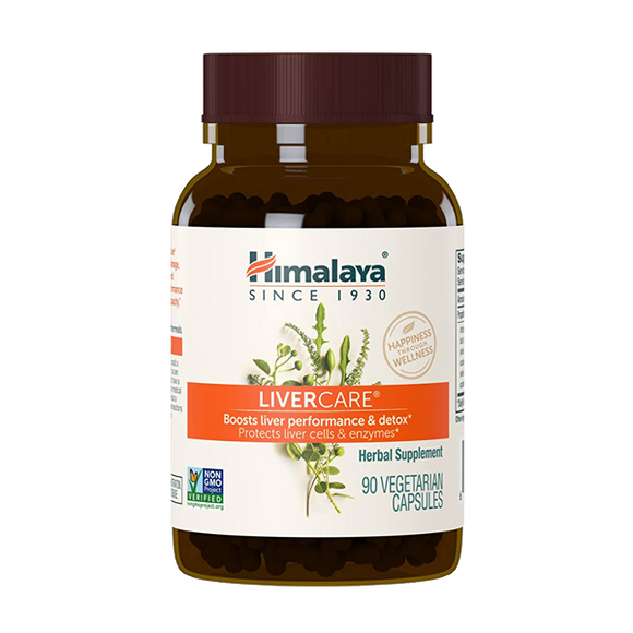 Himalaya LiverCare for Liver Cleanse and Liver Detox 375 mg, 90 Capsules, 45 Day Supply