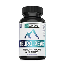 Zhou Neuro Peak Brain Support Supplement | Memory, Focus & Clarity Formula