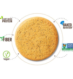 Lenny & Larry's The Complete Cookie, Lemon Poppy Seed, Soft Baked, 16g Plant Protein, Vegan, Non-GMO, 4 Ounce (Pack of 12)