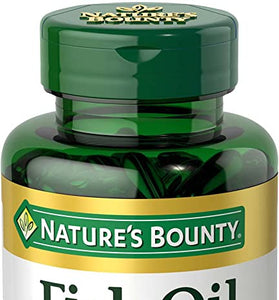 Nature's Bounty Fish Oil, Dietary Supplement, Omega 3, Supports Heart Health, 1200mg, Rapid Release Softgels, 320 Ct