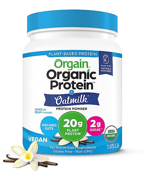 Orgain Vegan Protein Powder + Oatmilk