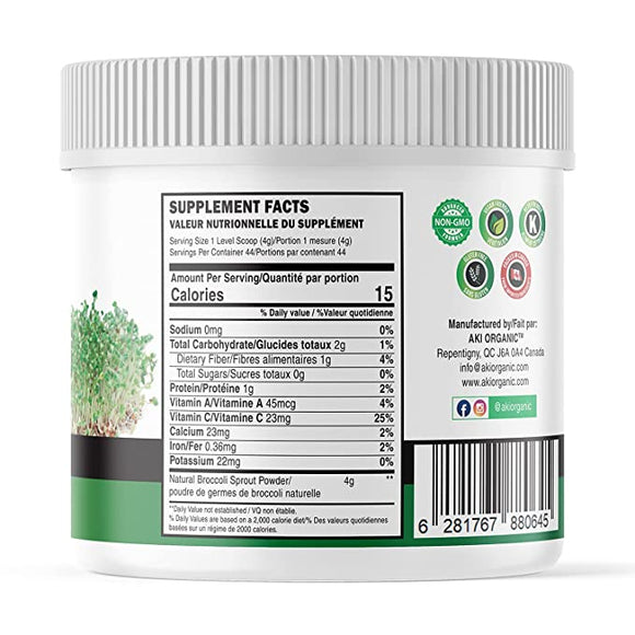 All Natural Broccoli Sprout Powder contains Sulforaphane