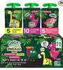 GoGo squeeZ fruit & veggieZ Dino Kids Snacks Variety Pack, 3.2 oz. (20 Pouches)