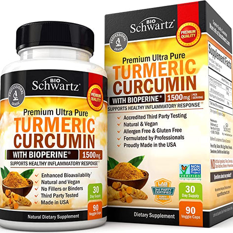 Turmeric Curcumin with BioPerine 1500mg