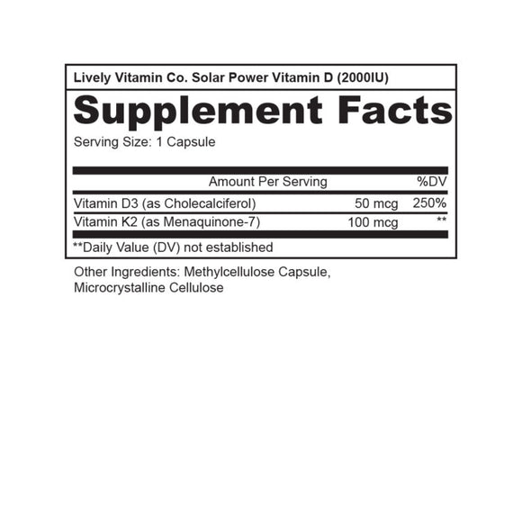 Solar Power Vitamin D3