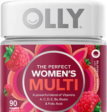 OLLY Women's Multivitamin Gummy, Berry 45 Day Supply - 90 Count